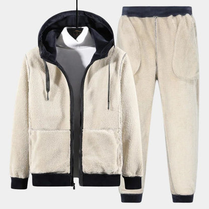 Herren Trainingsanzug Bequem Wendbar Kordelzug