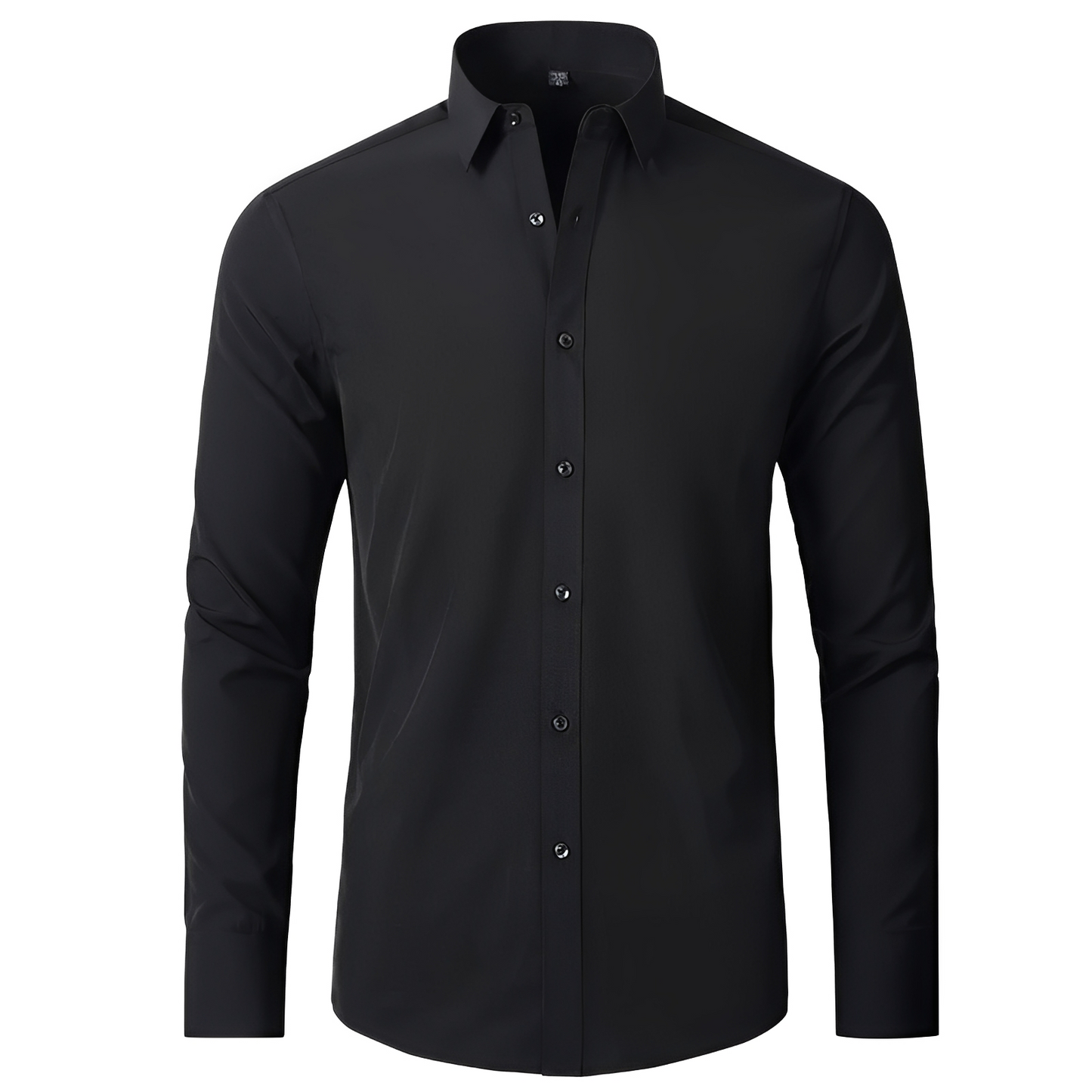 Herren Langarmhemd Dehnbares Material Bequem