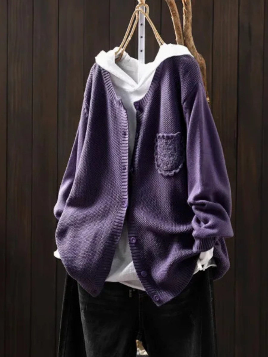 Ansley Damen Cardigan Gemütlich