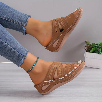 Damen Orthopädische Sandalen Sommer Atmungsaktiv