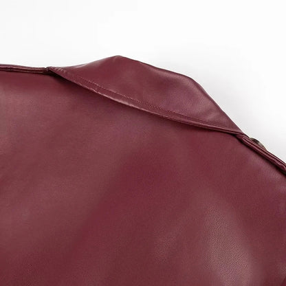Damen Retro-Mantel Langer Gürtel