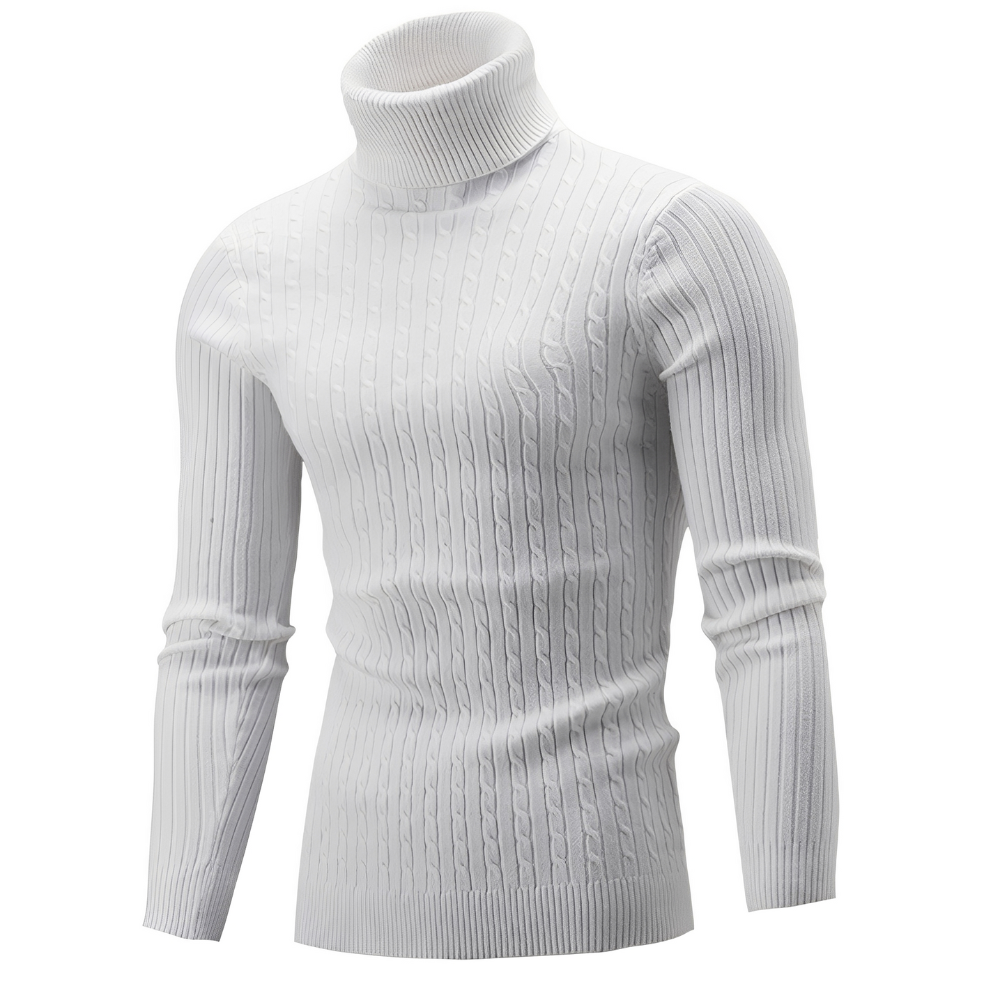 Herren Rollkragenpullover Elegantes Design