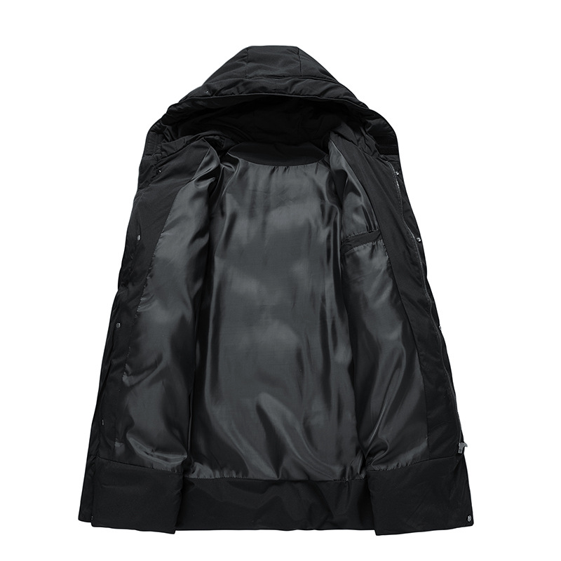 Herren Parka Wasserdicht Gerade Form