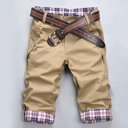 Heidi Damen Shorts Gürtel Karomuster