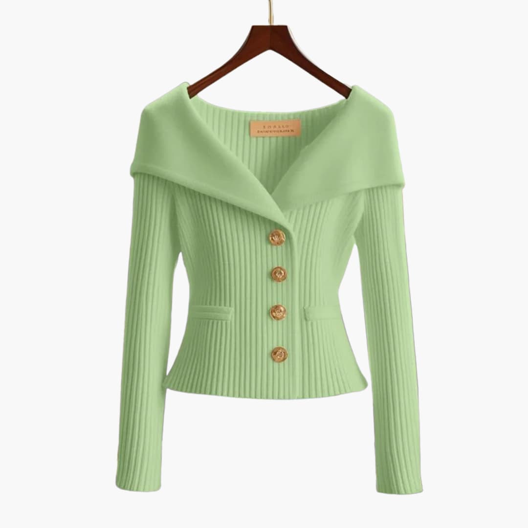 Kenny Herren Cardigan Gerippt Knopfverschluss
