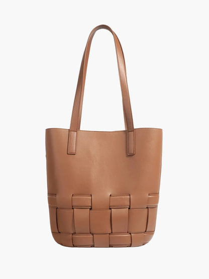 Geflochtene Leder Damenhandtasche
