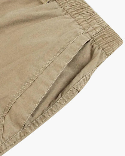 Herren Freizeithose Baumwolle Gerader Schnitt Elastikbund