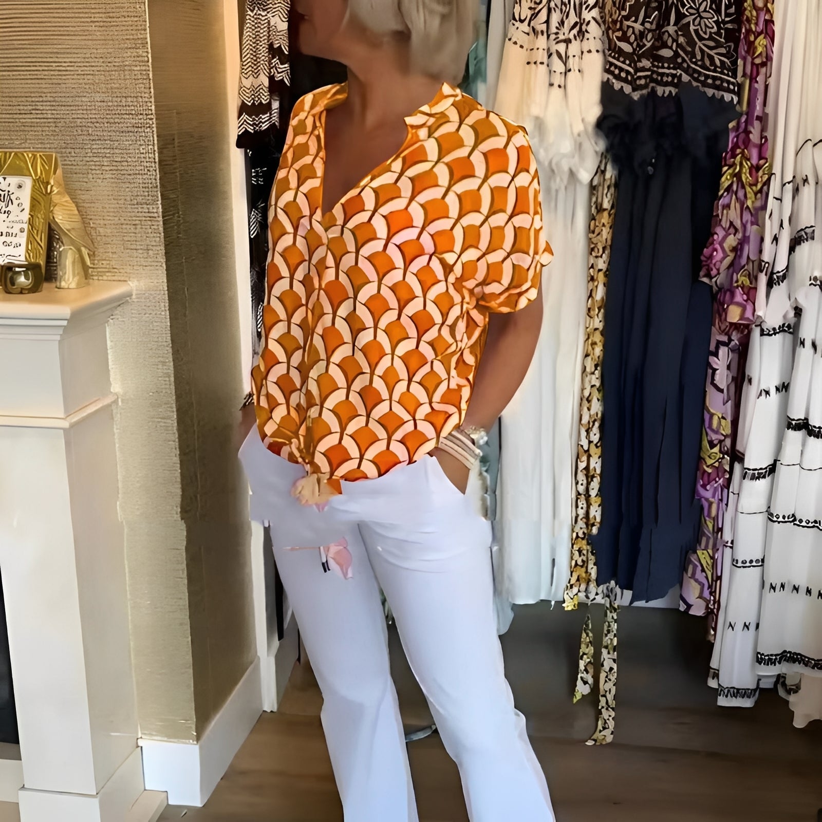 DamenOberteil Stilvoll mit Design - Norvielle