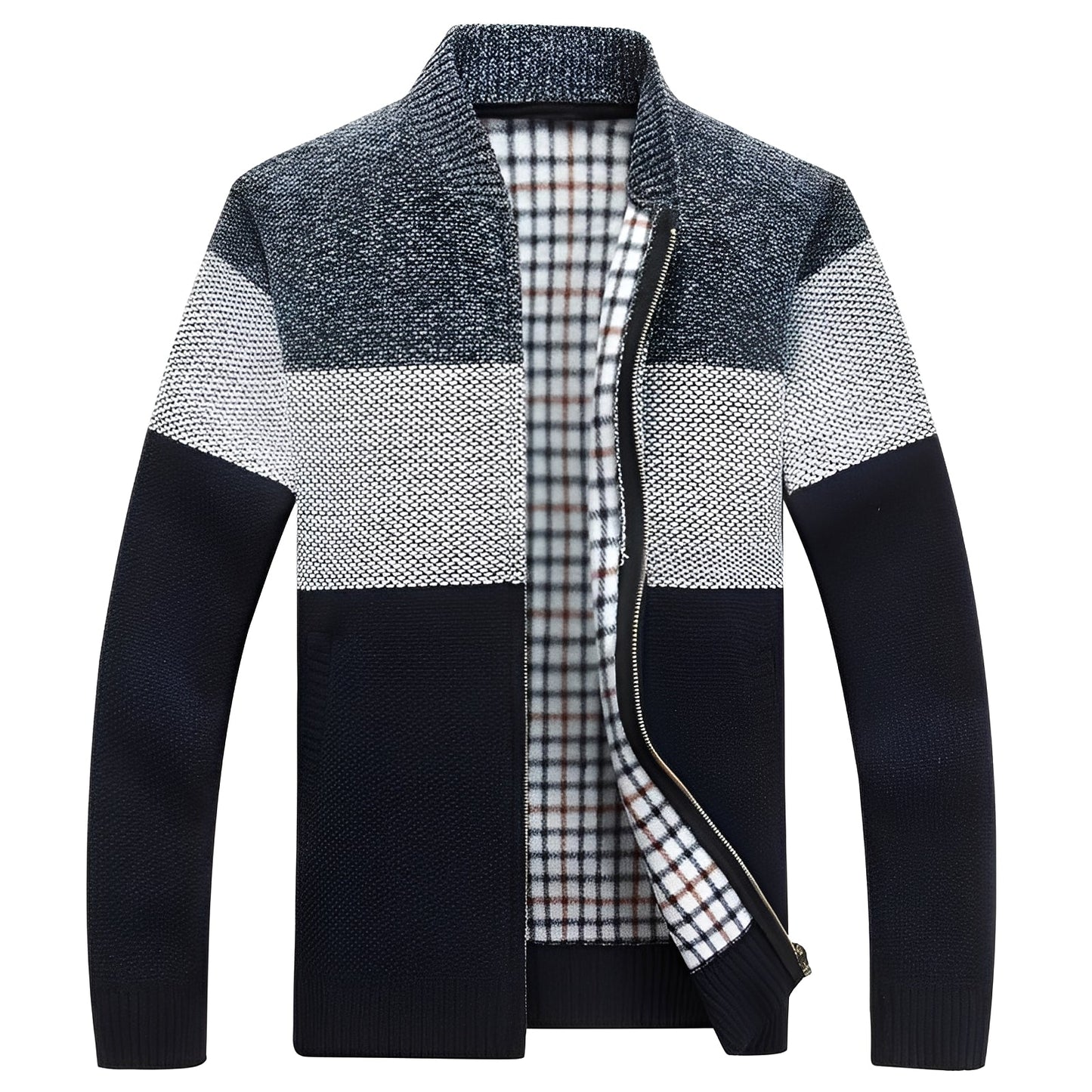 Norvielle Herren Freizeitjacke Fleece-Innenausstattung - Norvielle