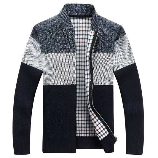 Norvielle Herren Freizeitjacke Fleece-Innenausstattung - Norvielle