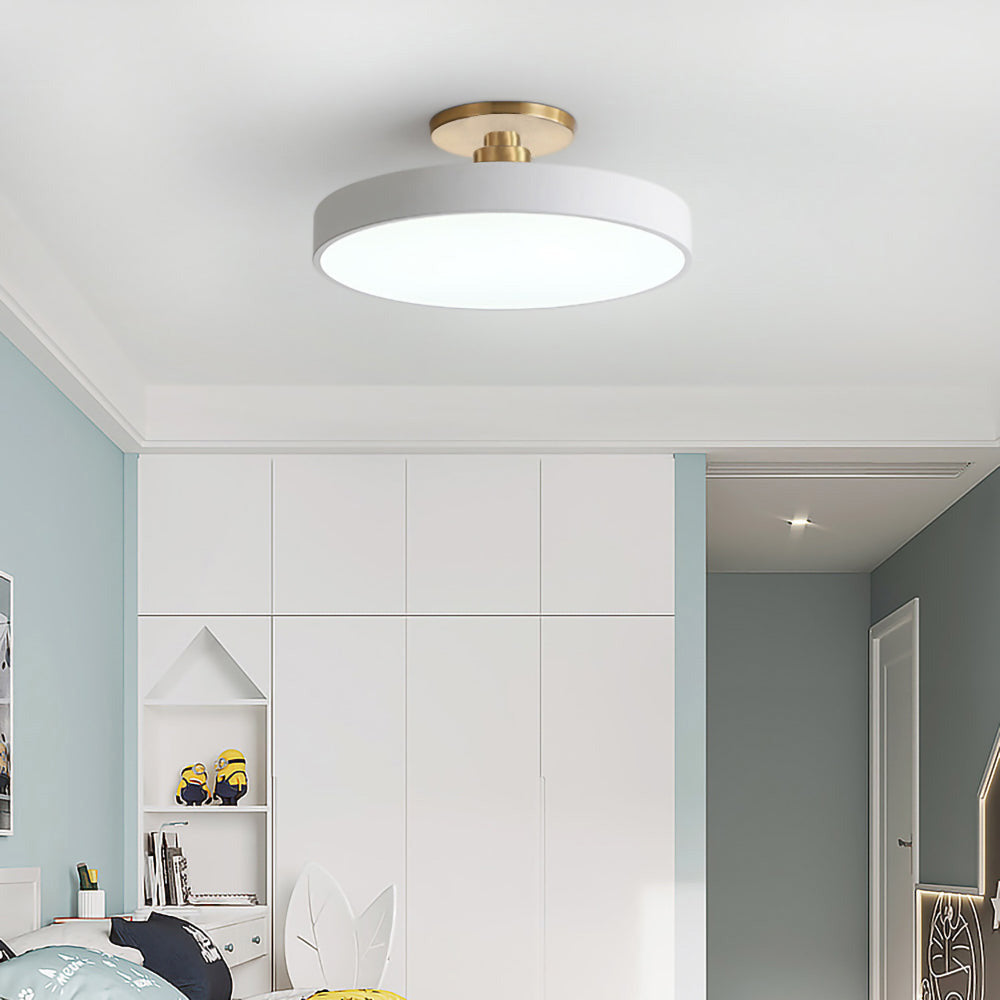 Moderne LED-Deckenleuchte Gold Finish