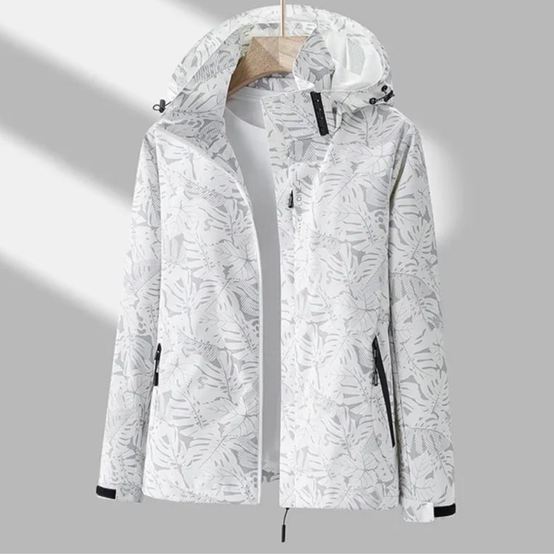 Norvielle Damen Outdoorjacke Winddicht Wasserabweisend