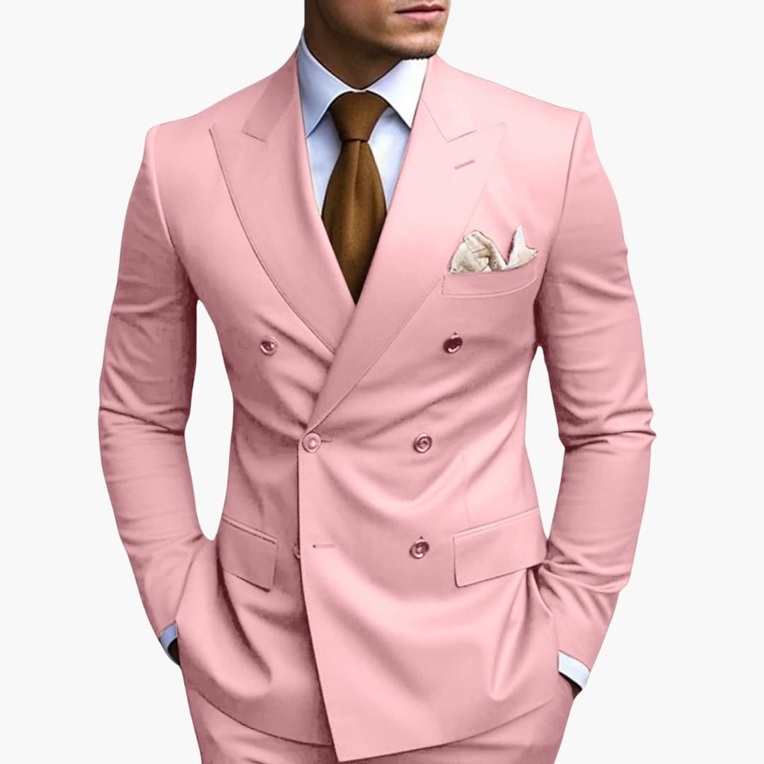 Herren Zweireiher Anzug Elegant