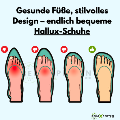 Ergonomische Wanderstiefel Hallux Valgus Schuhe OrthoTrekking Pro