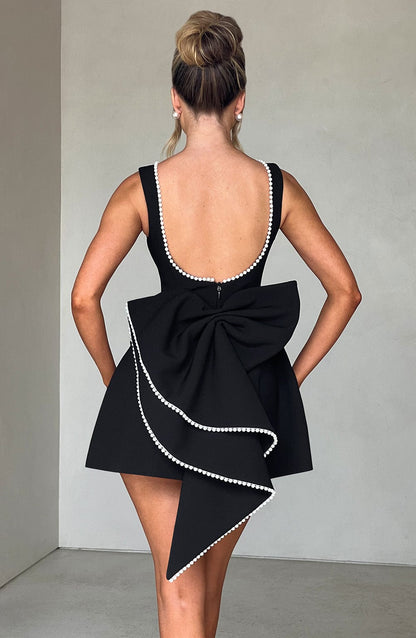 Damen Mini Kleid Strukturiert Hochzeitsgast