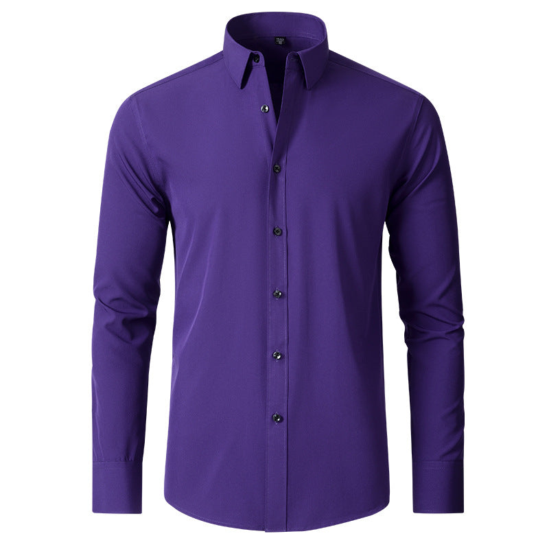 Benjamin Herren Business Hemd Slim Fit Langarm Stretch