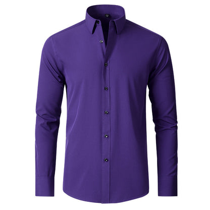 Benjamin Herren Business Hemd Slim Fit Langarm Stretch