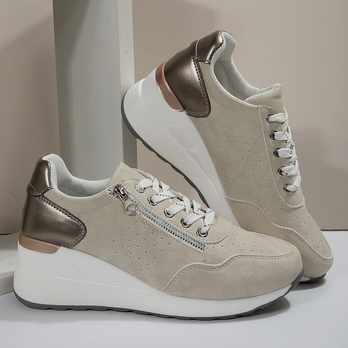 Damen Orthopädische Sneaker Komfortschuhe Unterstützung Dämpfung