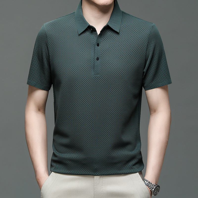 Gerald Herren Poloshirt Nahtlos Lässig