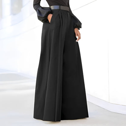 Damen Weite Schlaghose Elegantes Design