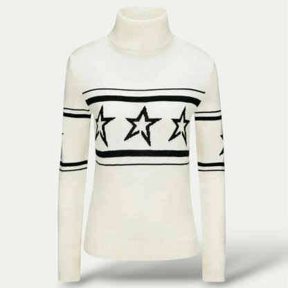 Norvielle Damen Rollkragenpullover Warm Winter