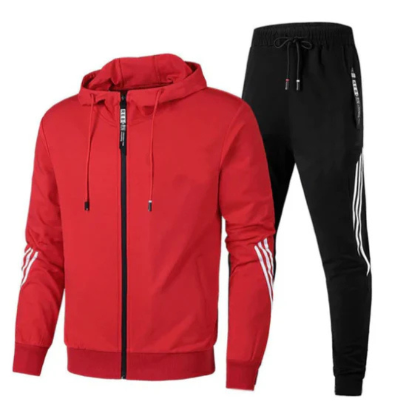 Herren Streetwear Hoodie Set Modern Baumwolle
