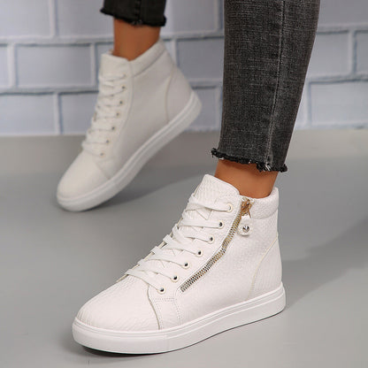 Damen Sneakers Reißverschluss
