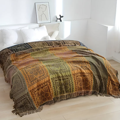 Mandala Wurfdecke Quasten Dekor