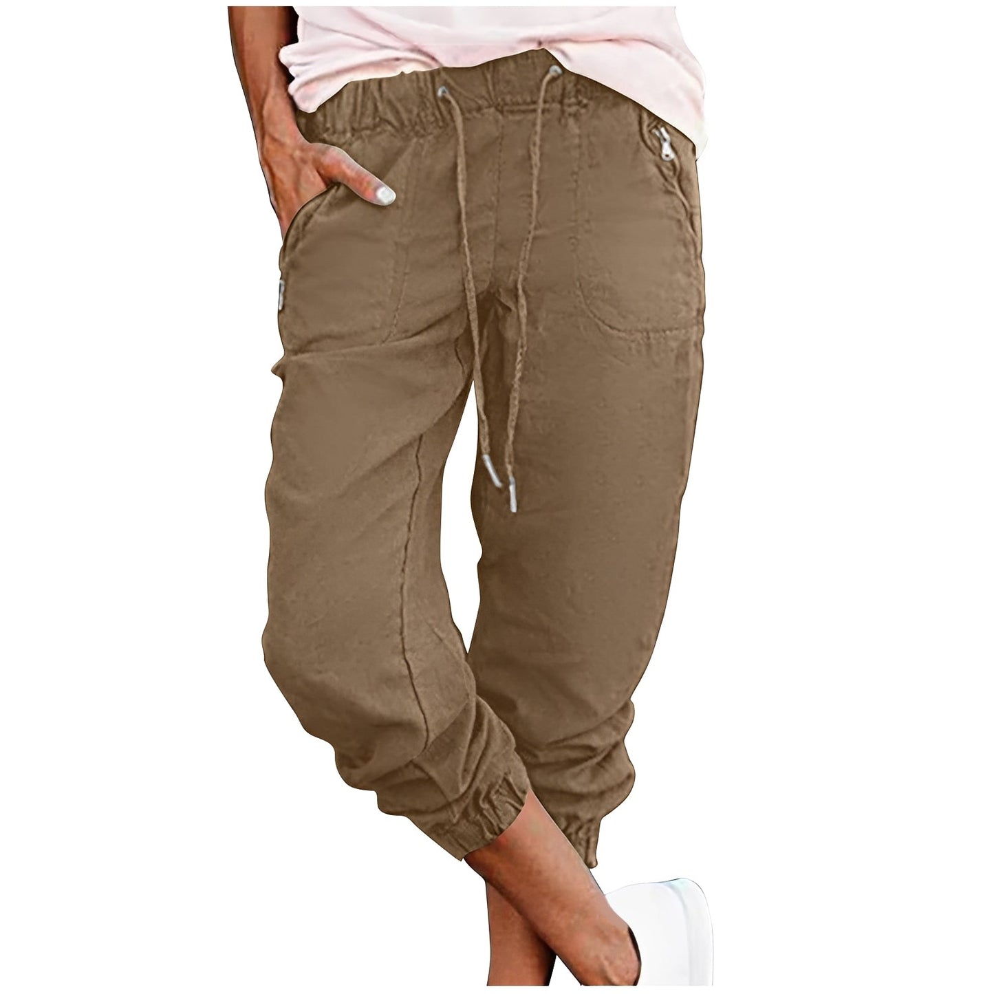 Nina Damen Elastische Cargohose