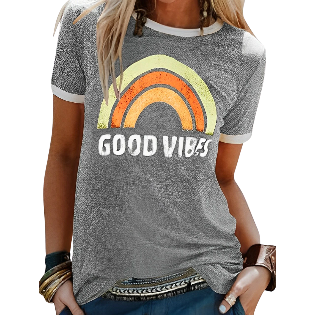 Norvielle Damen Hemd Good Vibes