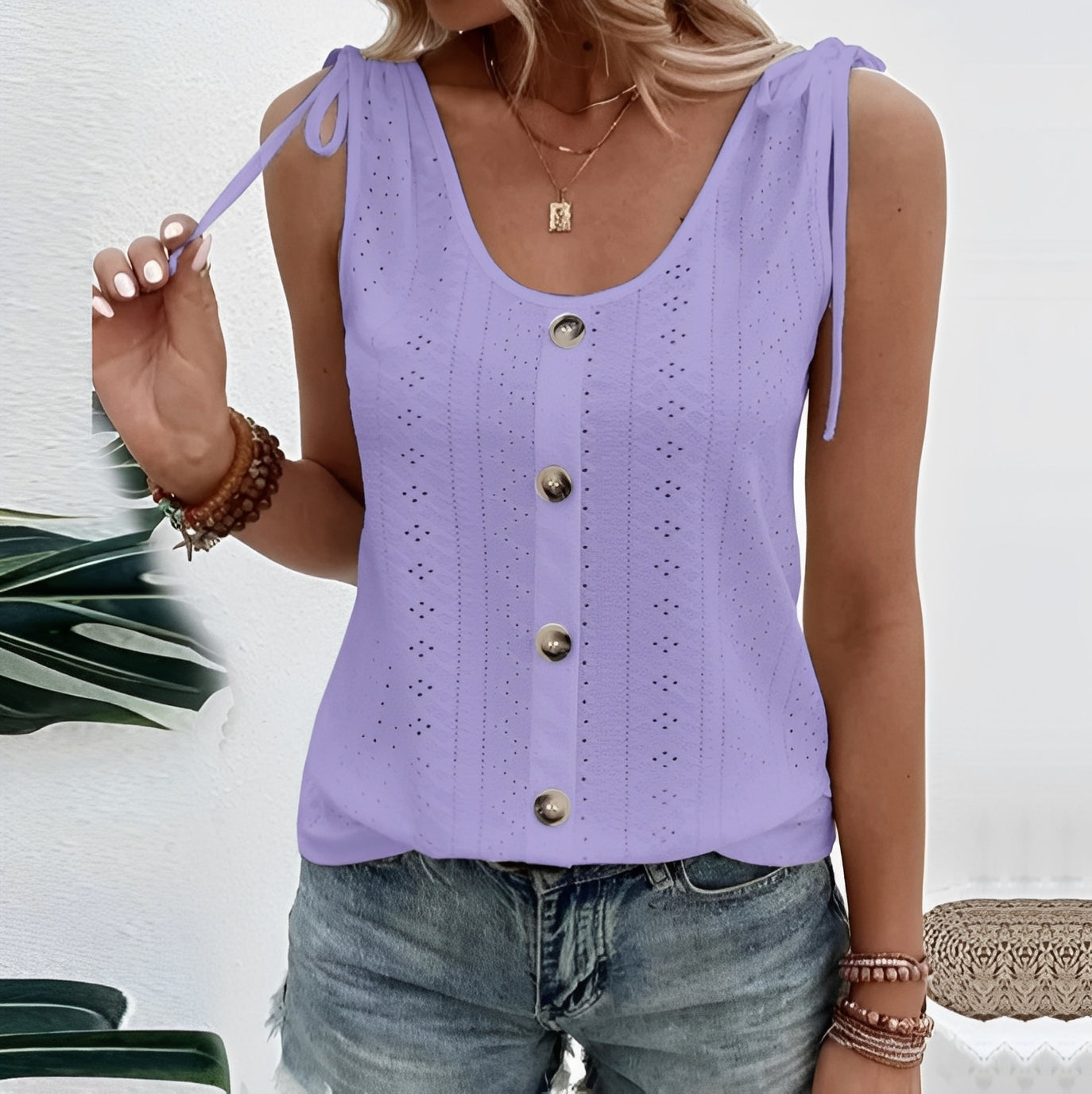 Elegantes Damen Tanktop Ärmellos