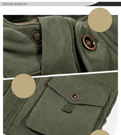 Herren Winterjacke Lang Mit Kapuze
