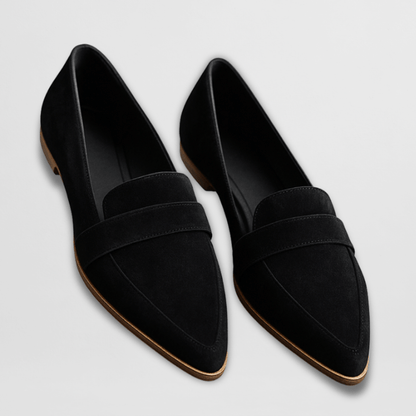 Damen Orthopädische Loafer Spitz Zulaufend