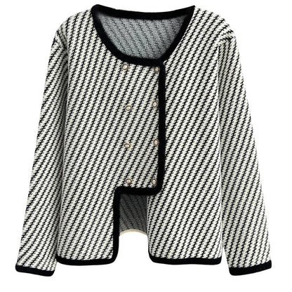 Norvielle Damen Bouclé-Jacke Elegantes Design - Norvielle
