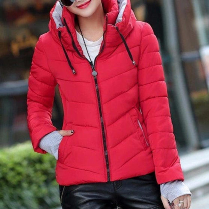 Daunen Steppjacke mit Kapuze Damen