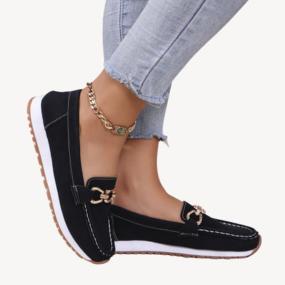 Damen Loafer Aufschlüpfen Sommer Schuhe