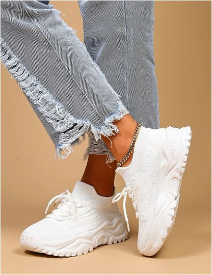 Norvielle Damen Atmungsaktive Laufschuhe Leicht