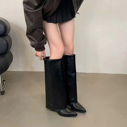 Wynne Damen Stiefeletten Breiter Blockabsatz
