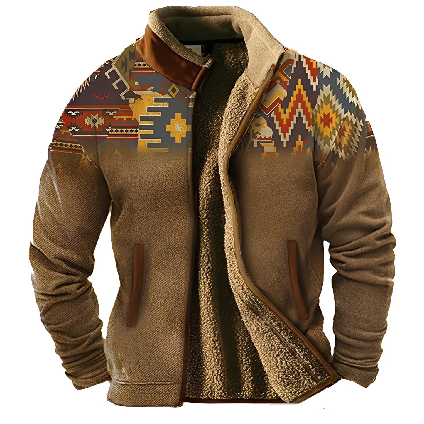 Aubert Herren Fleecejacke Outdoor Wasserdicht