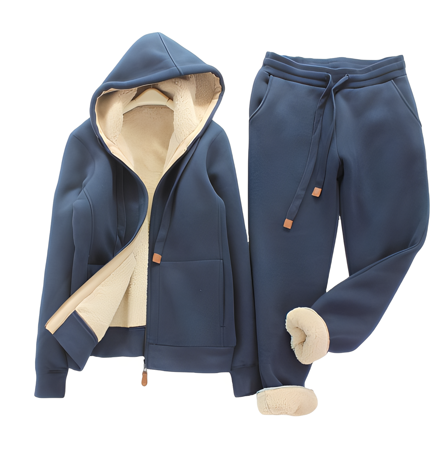 Herren Hoodie Jogginganzug Set Komfortbaumwolle