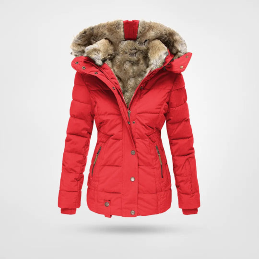 Damen Gepolsterte Winterjacke mit Kapuze Jasmin