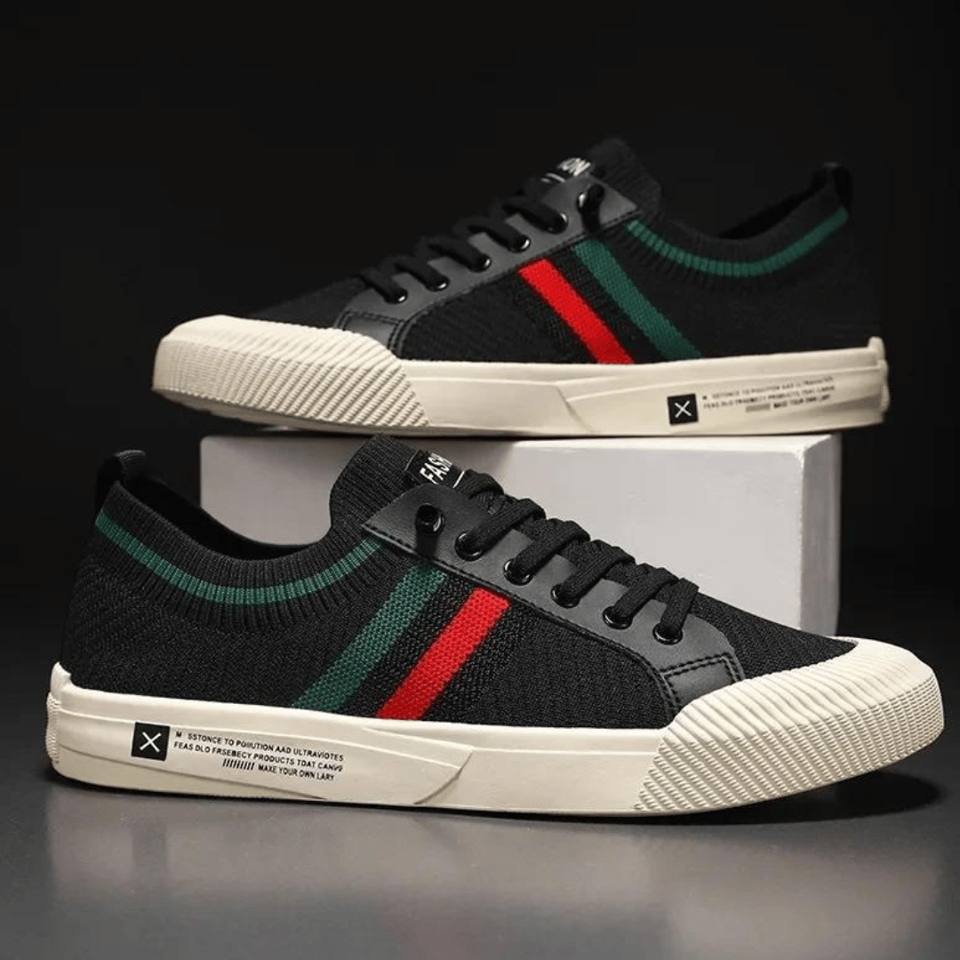 Herren Sneaker Streifen Sportlich