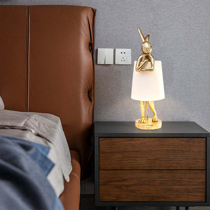 Tischlampe Goldenes Kaninchen Dekorationslampe Stimmungslicht