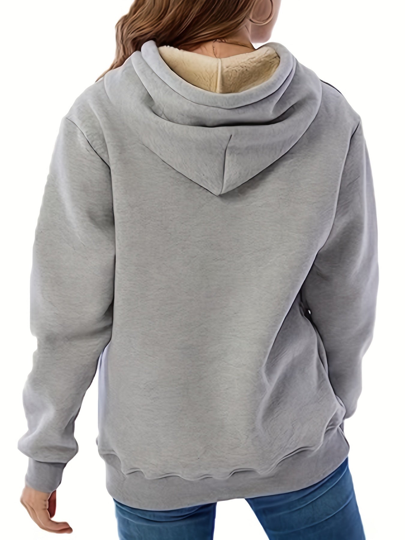 Damen Fleece Hoodie Warm Winterlich - Norvielle