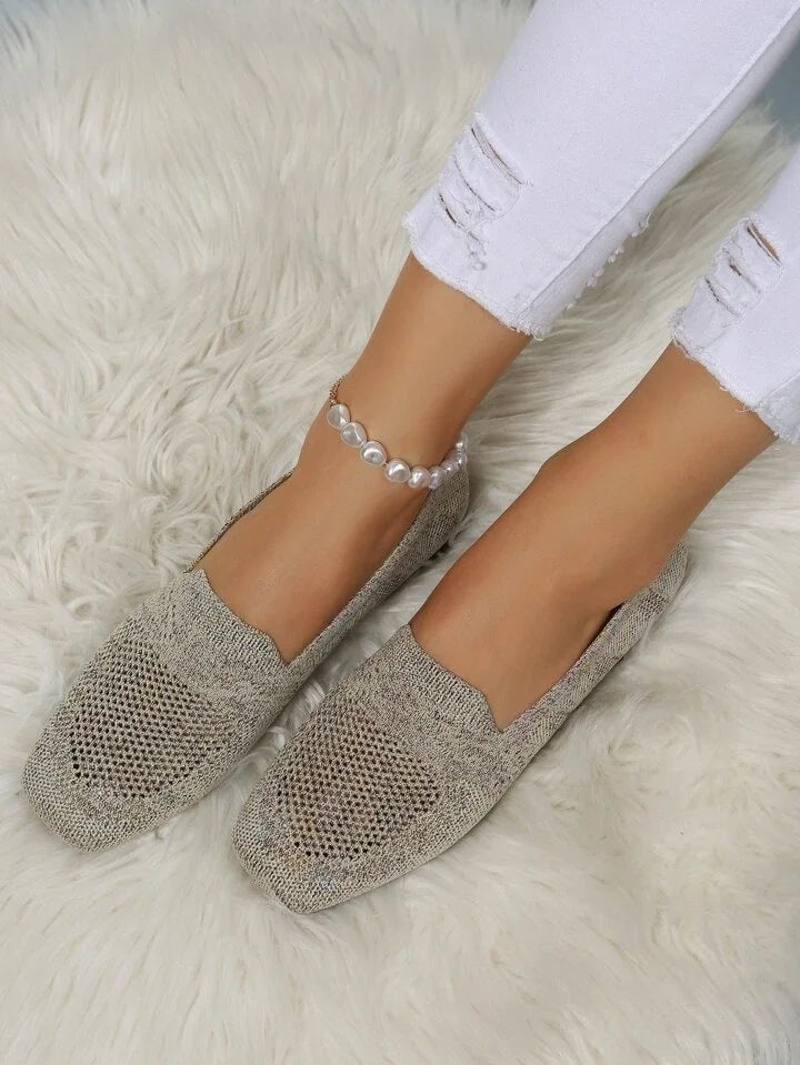 Norvielle Damen Flache Schuhe Rutschfest