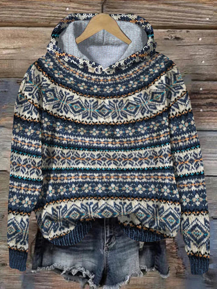 Norvielle Damen Norwegischer Pullover Warm - Norvielle