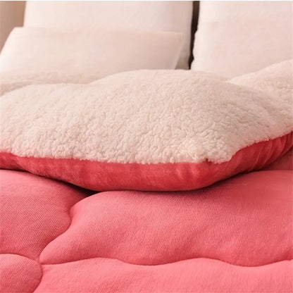 Sherpa-Decke Lambswool Atmungsaktiv Wärme Beige