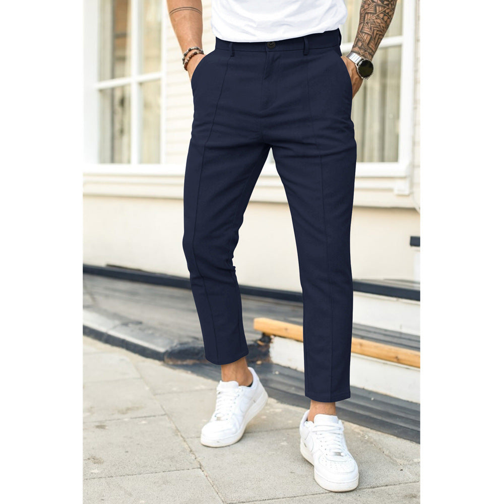 Herrenhose Legere Form Gerader Abschluss