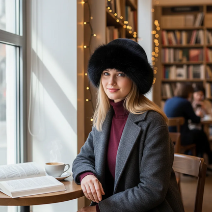 Furla Damen Wintermütze Pelz Warm - Norvielle