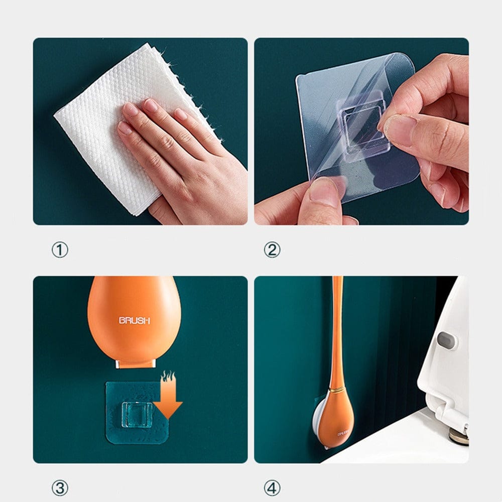 Flexible Silikon-Toilettenbürste
